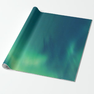 Aurora Borealis norra Ljus Alaska Himmel Presentpapper