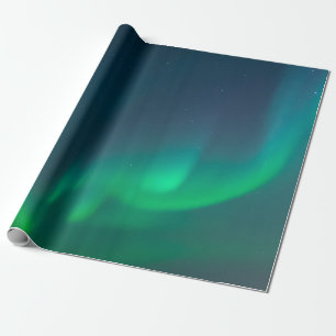 Aurora Borealis norra Ljus Alaska Himmel Presentpapper