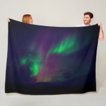 Aurora Borealis Norra ljus Arktiska Grönten Natt