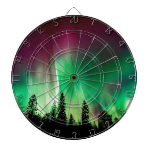 Aurora borealis norra ljus darttavla