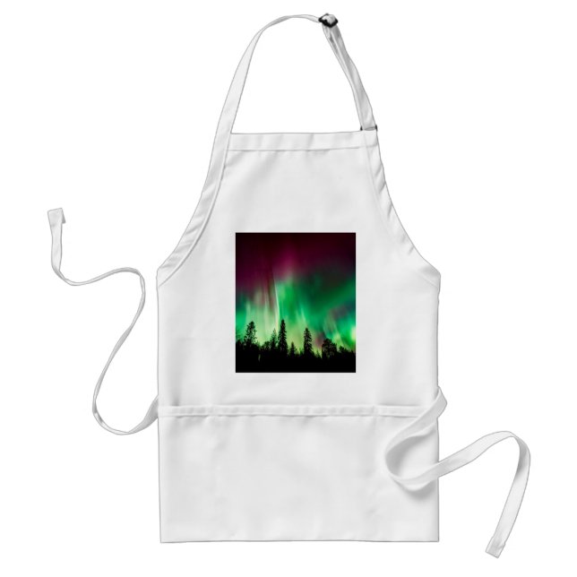 Aurora borealis norra ljus förkläde (Framsidan)