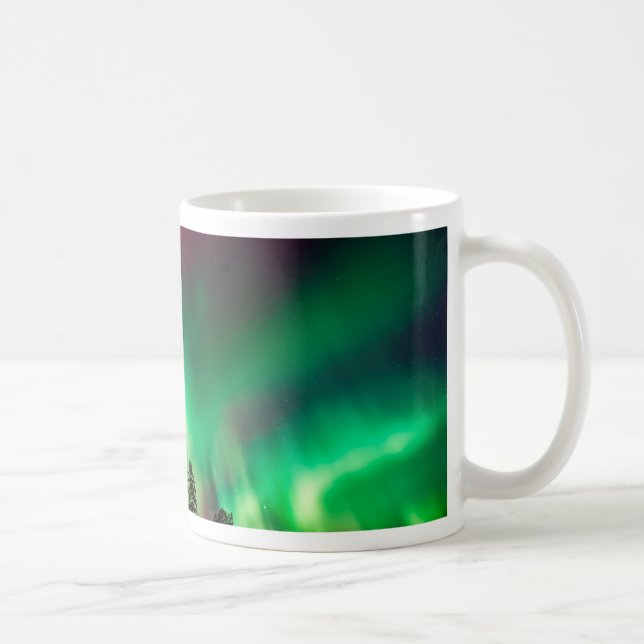 Aurora borealis norra ljus kaffemugg (Höger)