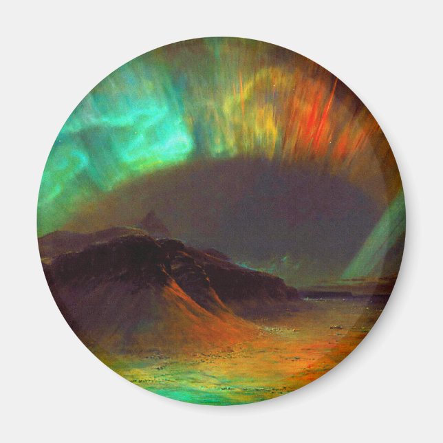 Aurora Borealis, norra Ljus Magnet (Framsidan)