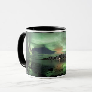 Aurora Borealis norra Ljus Mugg