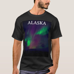 Aurora Borealis Norra ljus Norge Arktis T Shirt