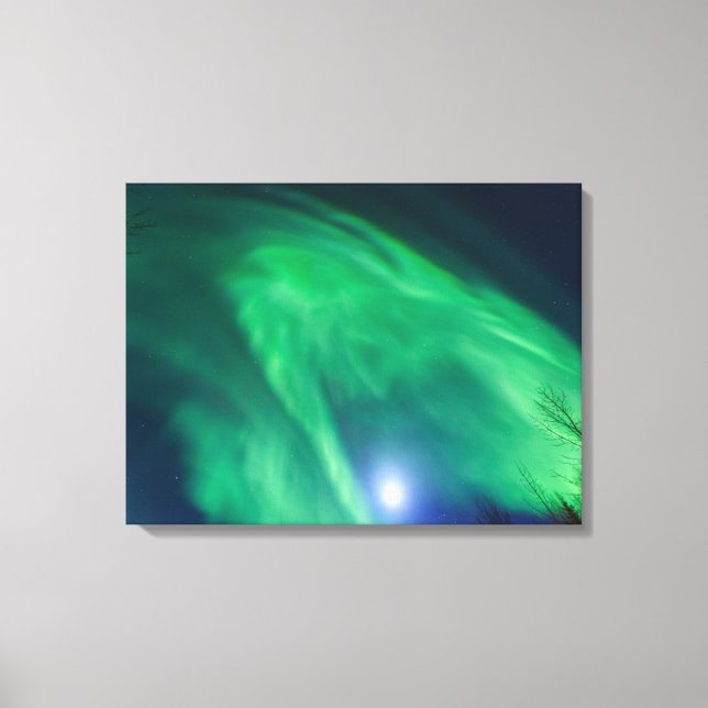 Aurora Borealis Norrsken | Fairbanks Canvastryck (Framsida)