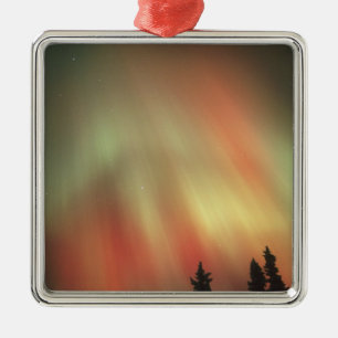 Aurora Borealis, Norrsken, Fairbanks Julgransprydnad Metall