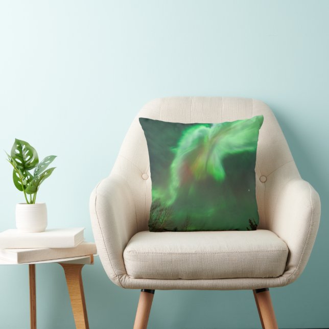 Aurora Borealis Norrsken | Fairbanks Kudde (Stol)