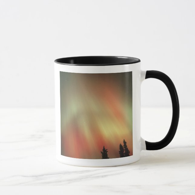 Aurora Borealis, Norrsken, Fairbanks Mugg (Höger)