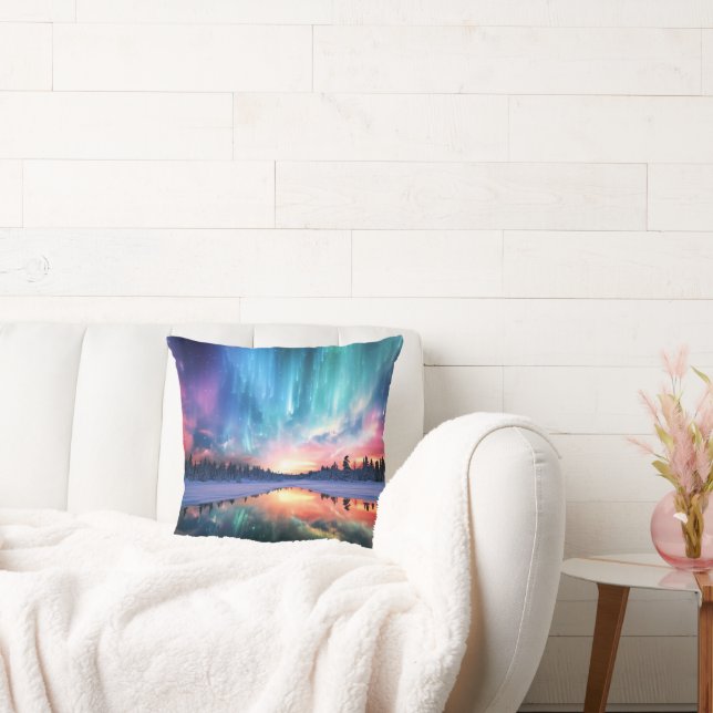 Aurora Borealis, Norrsken, Kudde (Soffa)