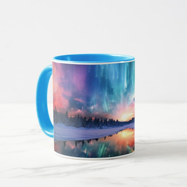 Aurora Borealis, Norrsken, Mugg (Framsida vänster)