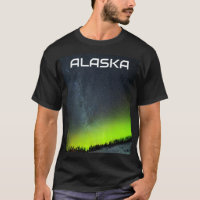 Aurora Borealis Norrsken Norge Arktis T-Shirt