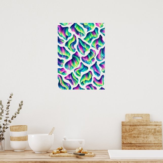 Aurora Borealis Norrsken Poster (Kök)