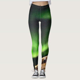 Aurora Borealis Northern Light Ilulissat Grönland Leggings