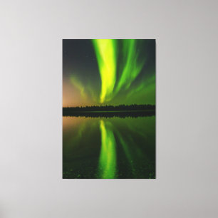 Aurora Borealis Northern ljus Norge Canvastryck