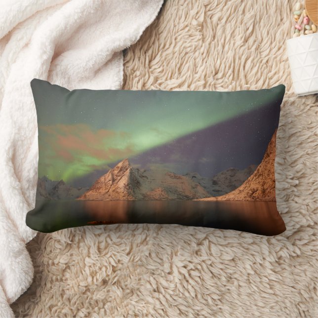 Aurora Borealis, Polarisljus Lumbarkudde (Filt)