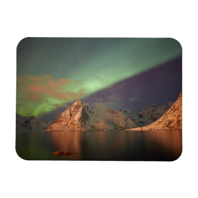 Aurora Borealis, Polarisljus Magnet (Horisontell)