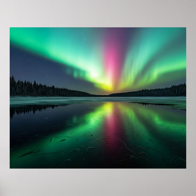 Aurora Borealis Poster (Framsidan)
