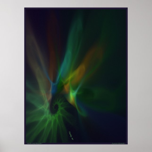 AURORA BOREALIS POSTER (Framsidan)