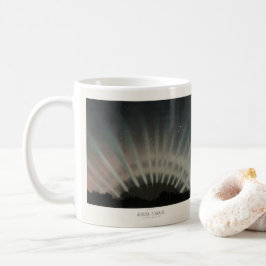 Aurora Borealis Print, Trouvelot, 1881, återställd Kaffemugg