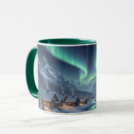 Aurora Borealis Snöby Kombomugg Mugg