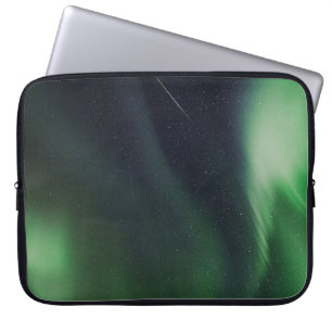 AURORA BOREALIS UNDER KVÄLL LAPTOP FODRAL