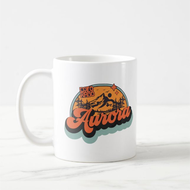 Aurora, Colorado Kaffemugg (Vänster)