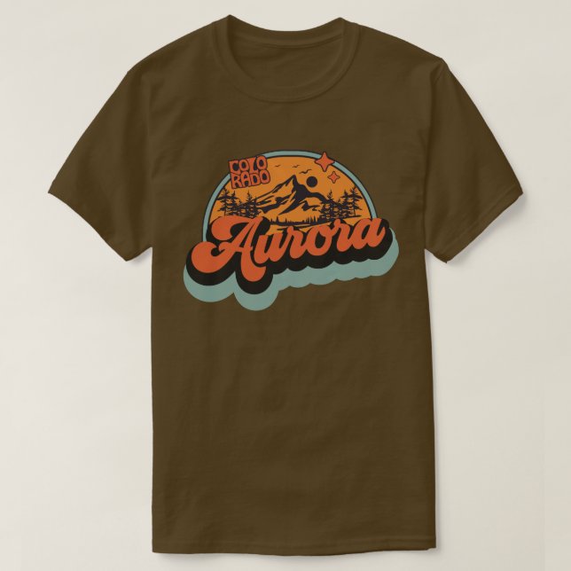 Aurora, Colorado T Shirt (Design framsida)
