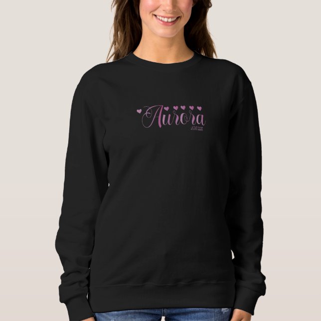 Aurora Colorado Valentine T Shirt (Framsida)