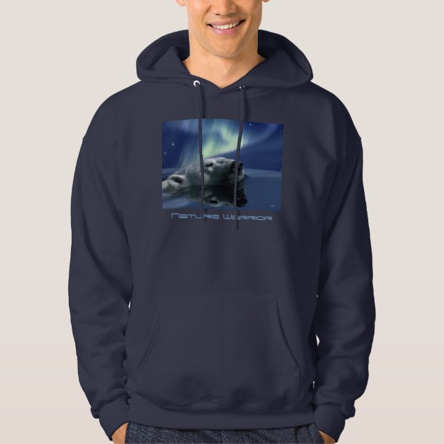AURORA DREAMING Polar Bear Hoodie (Framsida)