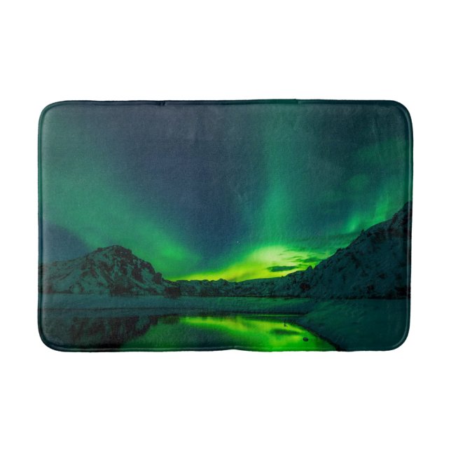 Aurora för bedövande Grönt Badrumsmatta (Framsidan)
