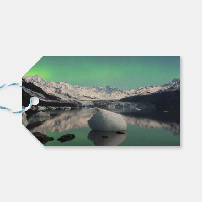 Aurora för isålder presentetikett (Baksidan Horisontell)