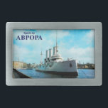 Aurora för ryska Cruiser<br><div class="desc">En digital konvertering av den ryska Cruiser-Auroran förtöjd i Neva-floden i Sankt Petersburg. Även kyrillisk text med texten "Kreiser AVRORA" (AURORAN Cruiser) visas. Auroran är en symbol för den ryska Revolutionen från oktober 1917. Vid tidpunkten för den tidigare Revolutionen i februari dockades Auroran i Neva-floden i Petrograd (Sankt Petersburg) för...</div>