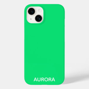 Aurora grönt färg namn
