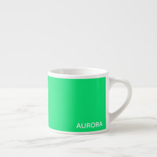 Aurora grönt färg namn espressomugg
