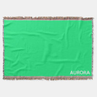 Aurora grönt färg namn