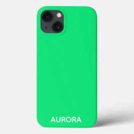 Aurora grönt färg namn Fodral-Mate iphone case