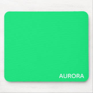 Aurora grönt färg namn musmatta