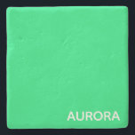 Aurora grönt färg namn stenunderlägg<br><div class="desc">Aurora grönt färg namn</div>