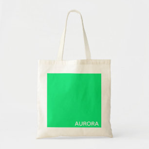 Aurora grönt färg namn tygkasse