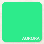 Aurora grönt färg namn underlägg papper kvadrat<br><div class="desc">Aurora grönt färg namn</div>