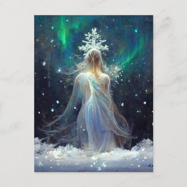 Aurora guddess vykort (Framsida)