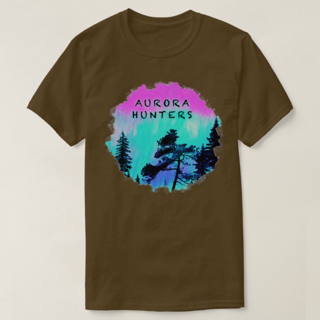 Aurora Hunters TShirt T Shirt (Design framsida)