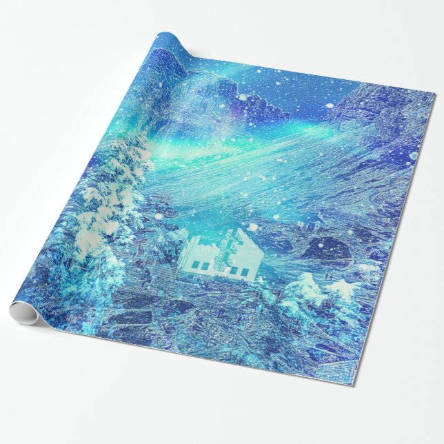 Aurora I Dalar Fantastisk Jul Presentpapper (Utrullad)