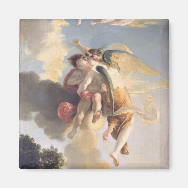 Aurora i höjd med himlen magnet (Framsidan)