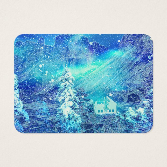 Aurora i Valleys Visitkort (Framsidan)