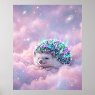 Aurora Igelmoln Nebula Rymdkonst Poster
