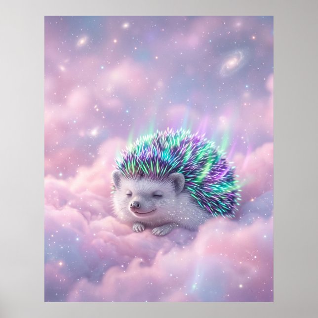 Aurora Igelmoln Nebula Rymdkonst Poster (Framsidan)