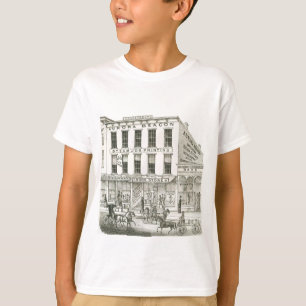 Aurora Illinois Aurora Beacon News 1871 Stone Lith T Shirt