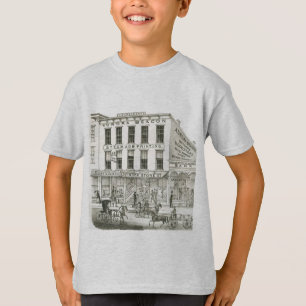Aurora Illinois Aurora Beacon News 1871 Stone Lith Tee